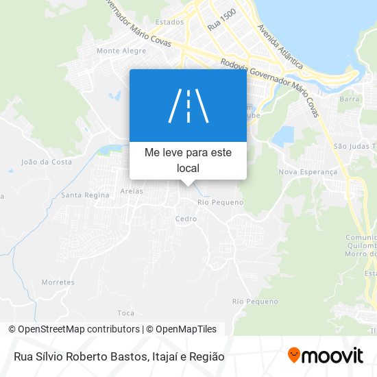 Rua Sílvio Roberto Bastos mapa
