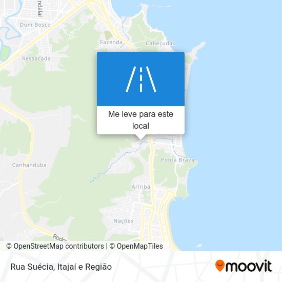 Rua Suécia mapa