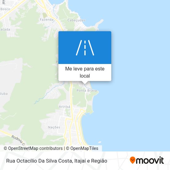Rua Octacílio Da Silva Costa mapa