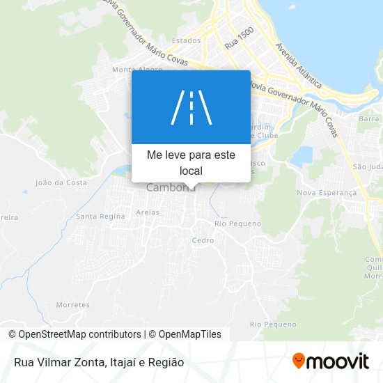 Rua Vilmar Zonta mapa