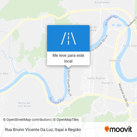 Rua Bruno Vicente Da Luz mapa