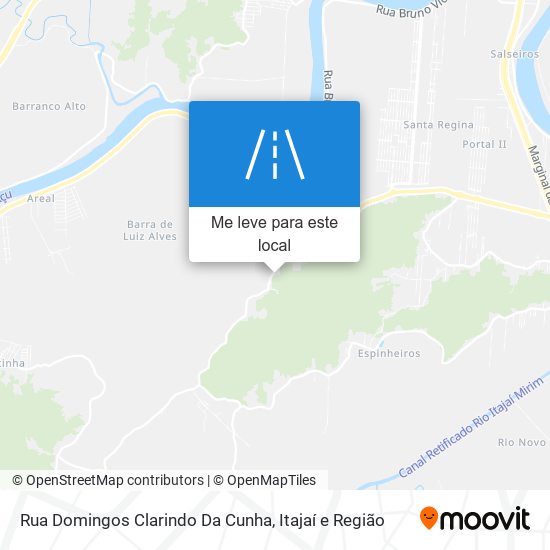 Rua Domingos Clarindo Da Cunha mapa