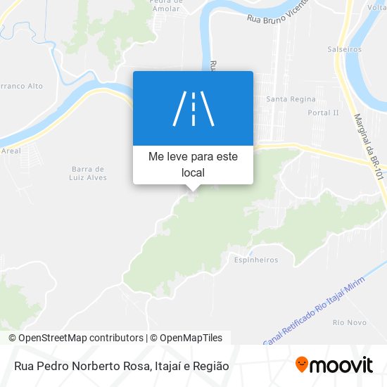 Rua Pedro Norberto Rosa mapa