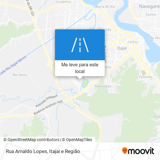 Rua Arnaldo Lopes mapa