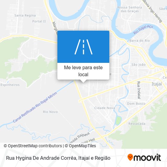 Rua Hygina De Andrade Corrêa mapa