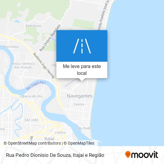 Rua Pedro Dionísio De Souza mapa