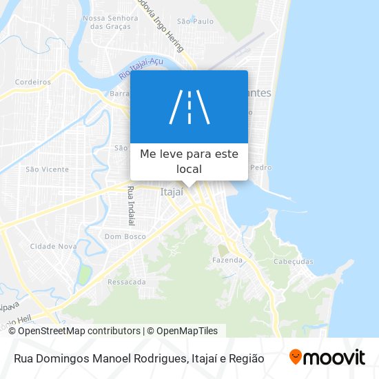 Rua Domingos Manoel Rodrigues mapa