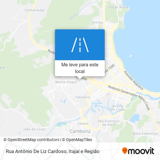 Rua Antônio De Liz Cardoso mapa