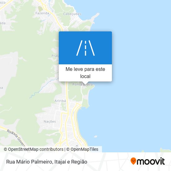 Rua Mário Palmeiro mapa