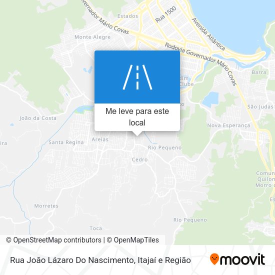 Rua João Lázaro Do Nascimento mapa