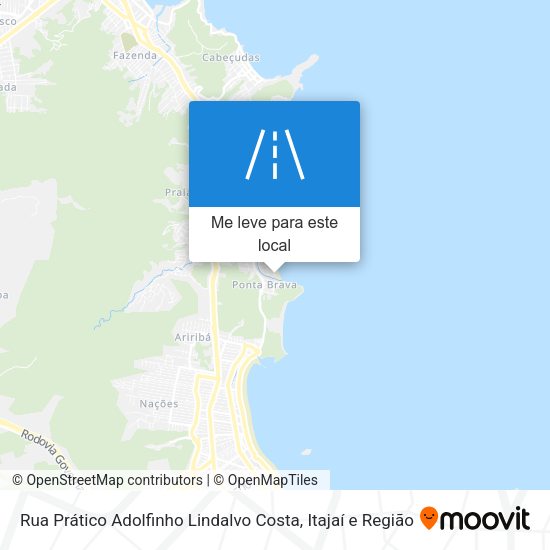 Rua Prático Adolfinho Lindalvo Costa mapa