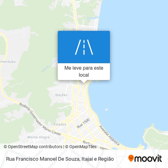 Rua Francisco Manoel De Souza mapa