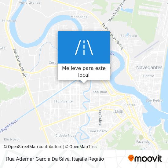 Rua Ademar Garcia Da Silva mapa
