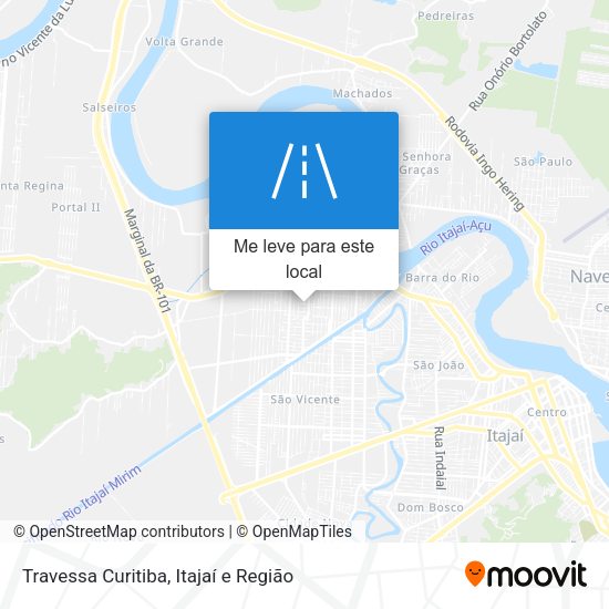 Travessa Curitiba mapa