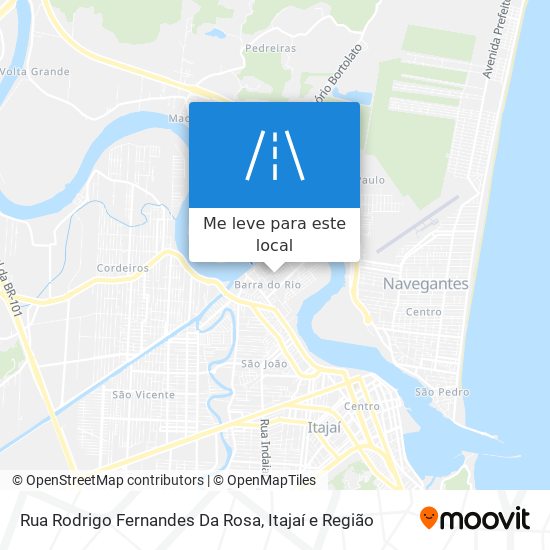 Rua Rodrigo Fernandes Da Rosa mapa