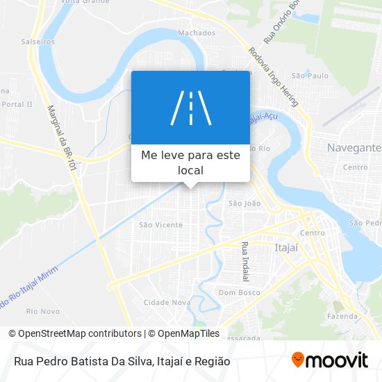 Rua Pedro Batista Da Silva mapa