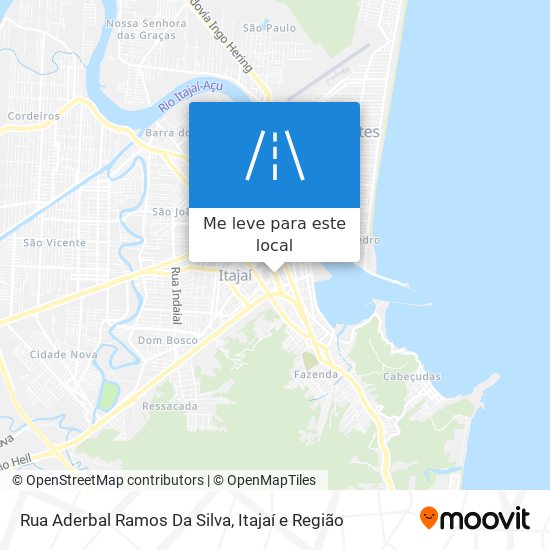 Rua Aderbal Ramos Da Silva mapa