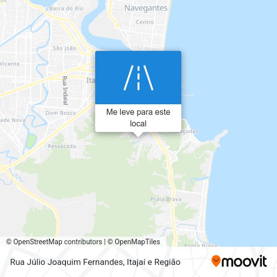 Rua Júlio Joaquim Fernandes mapa