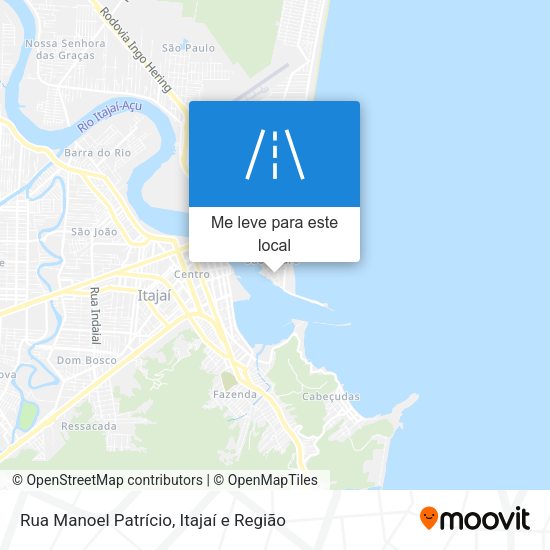 Rua Manoel Patrício mapa