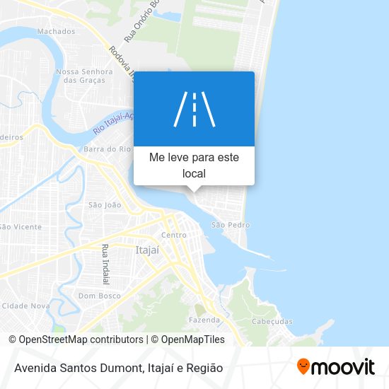 Avenida Santos Dumont mapa
