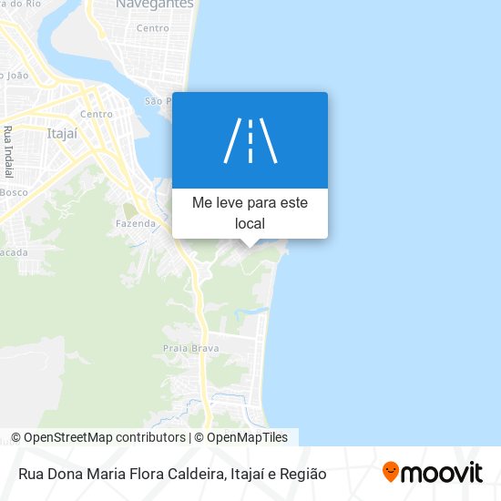 Rua Dona Maria Flora Caldeira mapa