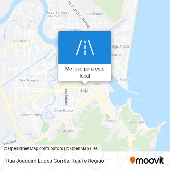 Rua Joaquim Lopes Corrêa mapa