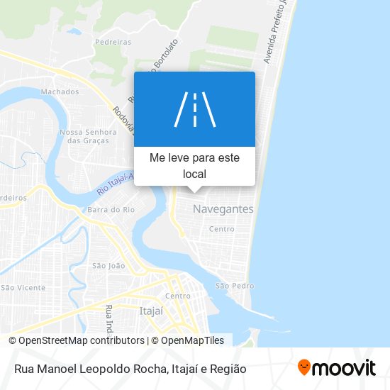 Rua Manoel Leopoldo Rocha mapa