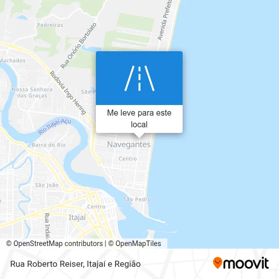 Rua Roberto Reiser mapa