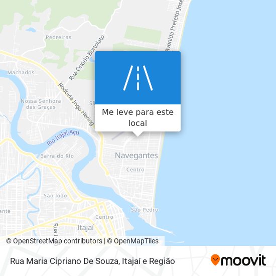 Rua Maria Cipriano De Souza mapa