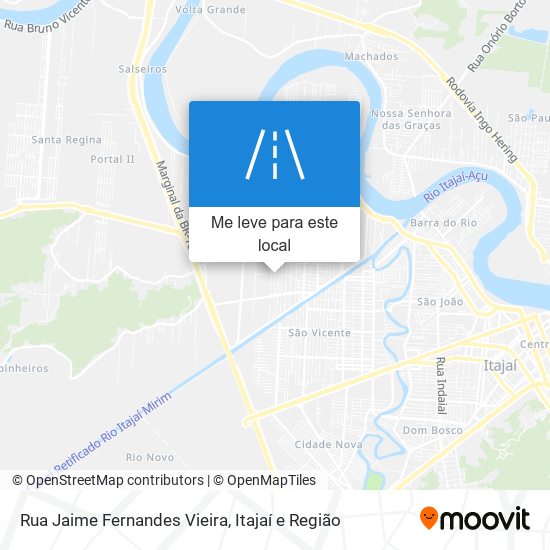 Rua Jaime Fernandes Vieira mapa