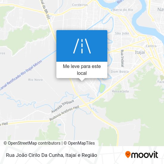 Rua João Cirilo Da Cunha mapa
