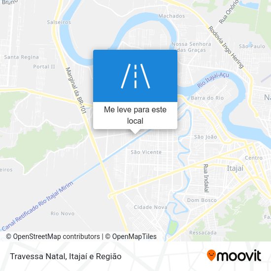 Travessa Natal mapa