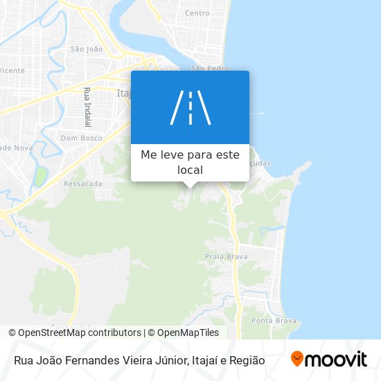 Rua João Fernandes Vieira Júnior mapa