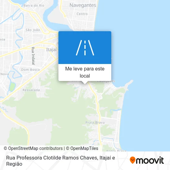 Rua Professora Clotilde Ramos Chaves mapa