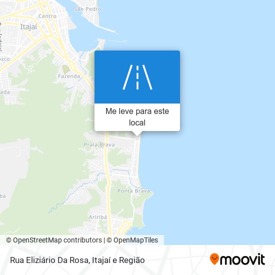 Rua Eliziário Da Rosa mapa