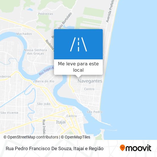 Rua Pedro Francisco De Souza mapa