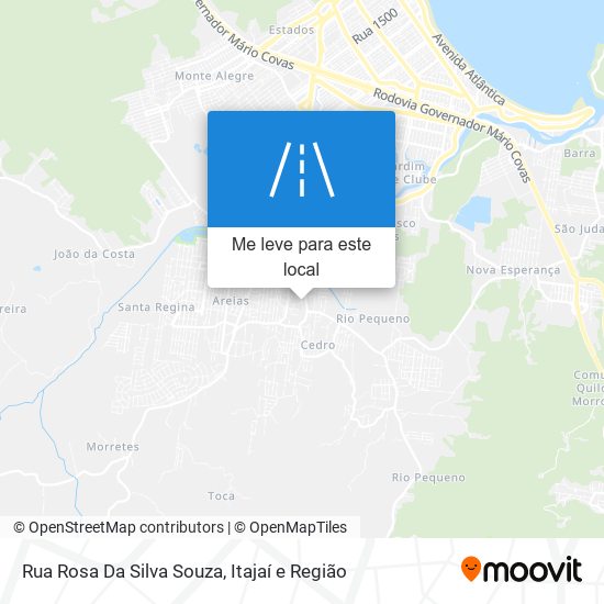 Rua Rosa Da Silva Souza mapa