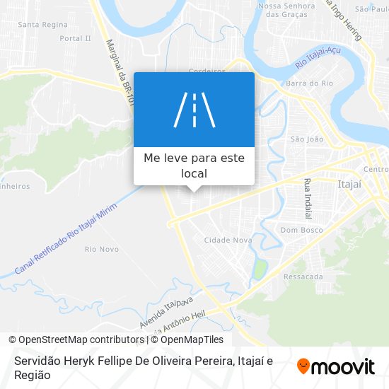 Servidão Heryk Fellipe De Oliveira Pereira mapa