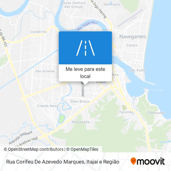 Rua Corifeu De Azevedo Marques mapa