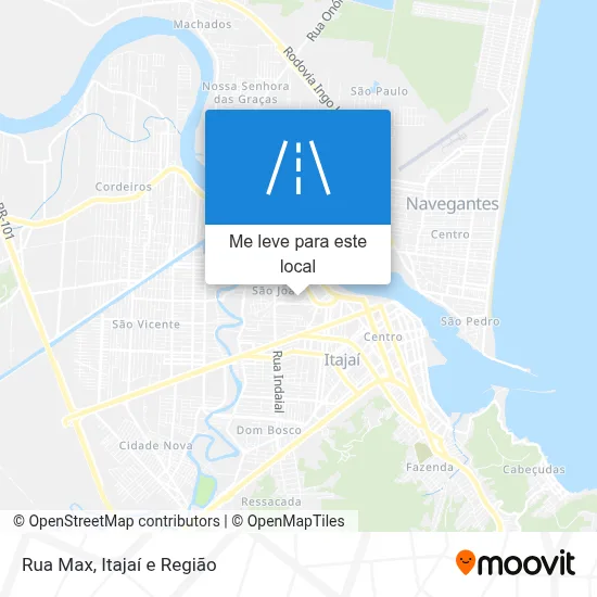 Rua Max mapa