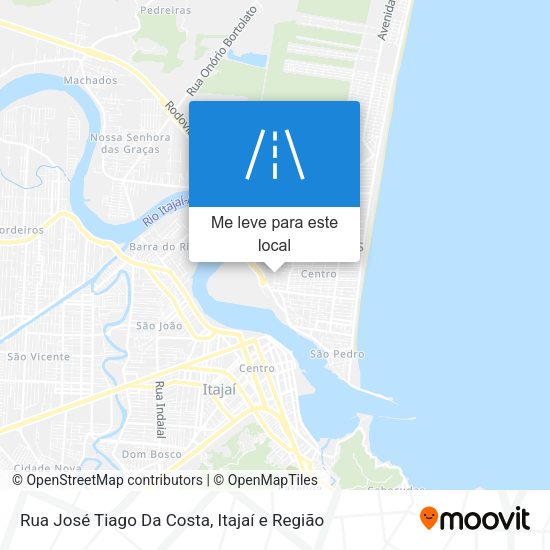 Rua José Tiago Da Costa mapa