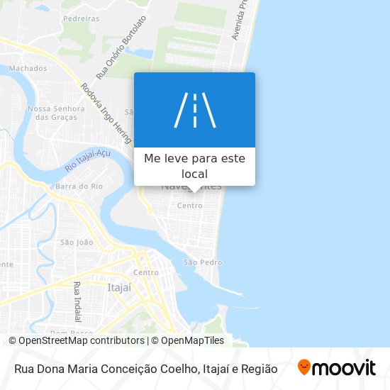 Rua Dona Maria Conceição Coelho mapa