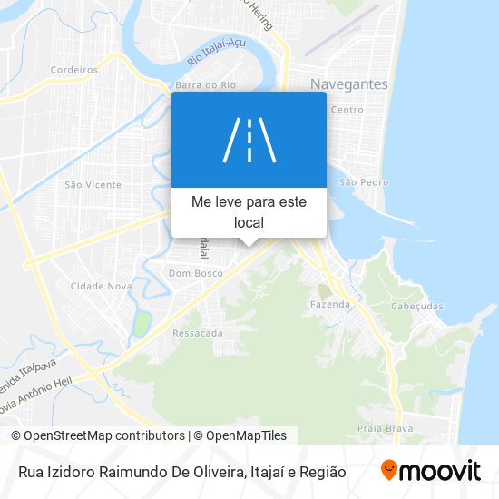 Rua Izidoro Raimundo De Oliveira mapa