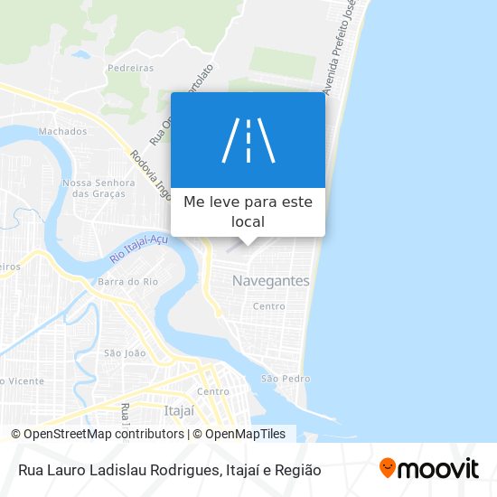 Rua Lauro Ladislau Rodrigues mapa