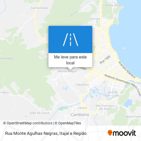Rua Monte Agulhas Negras mapa