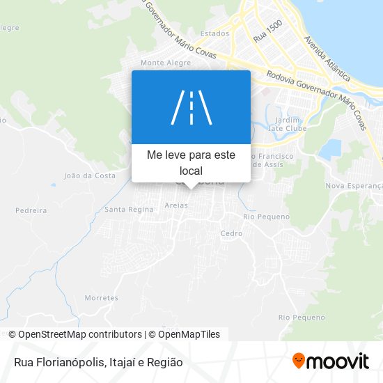 Rua Florianópolis mapa