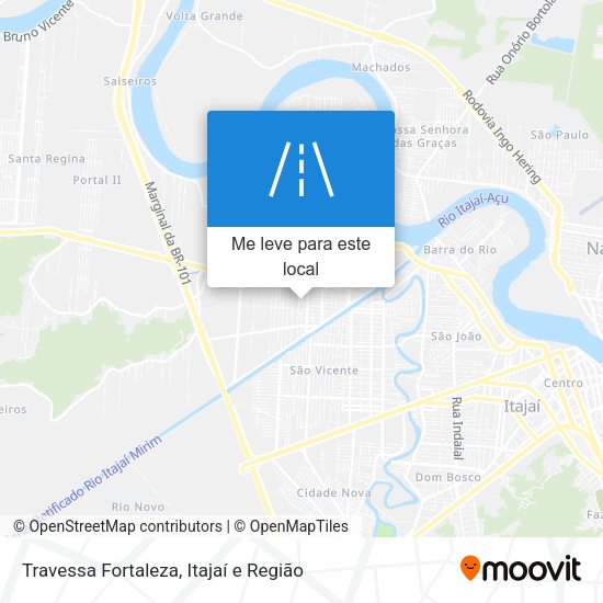 Travessa Fortaleza mapa