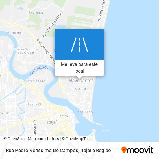 Rua Pedro Veríssimo De Campos mapa
