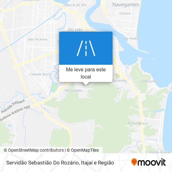 Servidão Sebastião Do Rozário mapa
