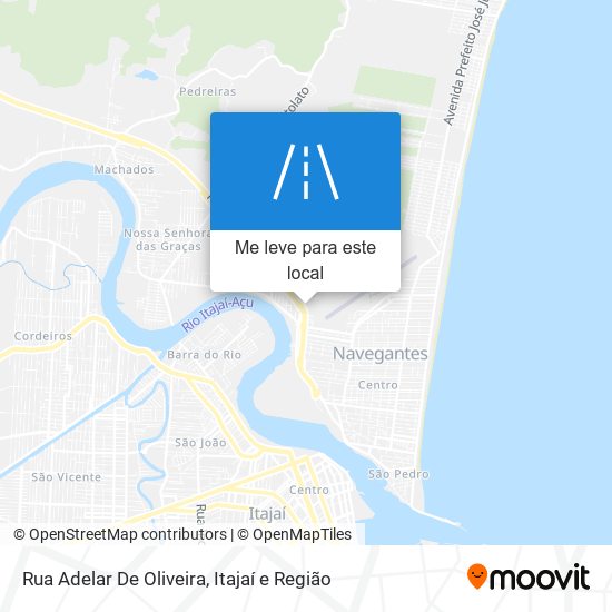 Rua Adelar De Oliveira mapa